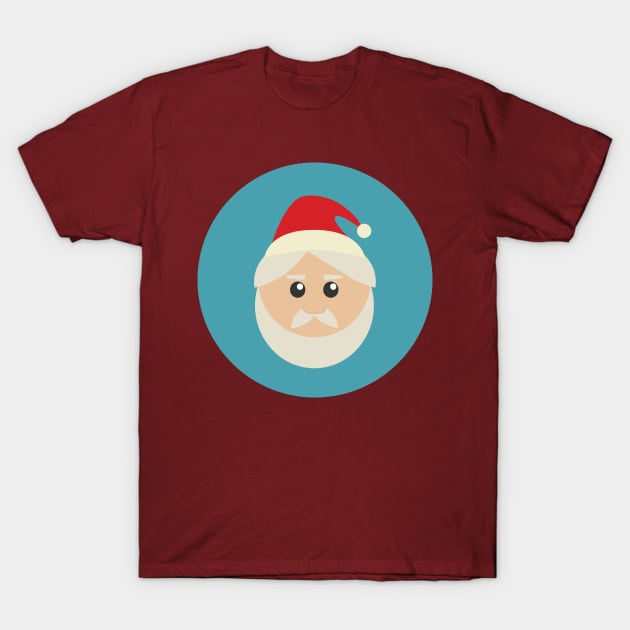 Old Cute Santa T-Shirt by Felicity-K